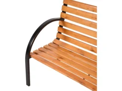 Garden Pleasure Sitzbänke^Parkbank Bellevue 122 cm x 80 cm x 60 cm Natur FSC®