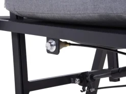 Garden Pleasure Stühle^Stuhl Sintra 103 cm x 61 cm x 69 cm Grau-Schwarz