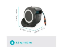 Gardena Wand-Schlauchbox RollUp M mit 20 m Gartenschlauch