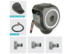 Gardena Wand-Schlauchbox RollUp M mit 20 m Gartenschlauch