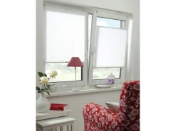 Gardinia Plissees^Gardina Easy Fix Plissee mit 2 Bedienschienen Weiß 90 cm x 210 cm