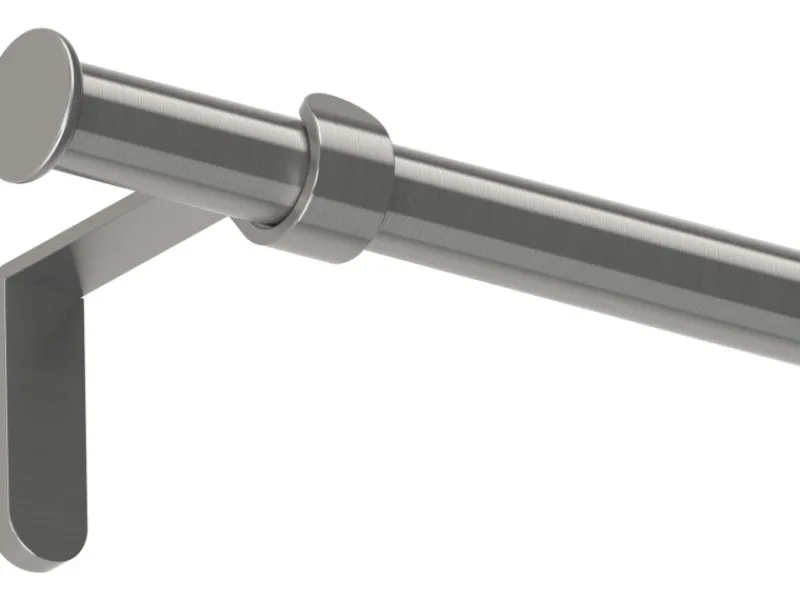 Seilspanngarnituren|Gardinenstangen^Gardinenstangen-Set Metall optik 200 cm