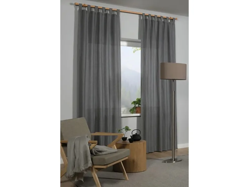 Gardinia Seilspanngarnituren^Gardinenstangen-Set Shorty Ø 2,5 cm 240 cm FSC®