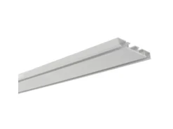 Gardinia Aluminium-Vorhangschiene 2-läufig Weiß 200 cm