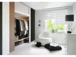 Gardinia Doppelrollo 80 cm x 160 cm Weiß