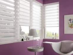 Gardinia Doppelrollo 80 cm x 160 cm Weiß