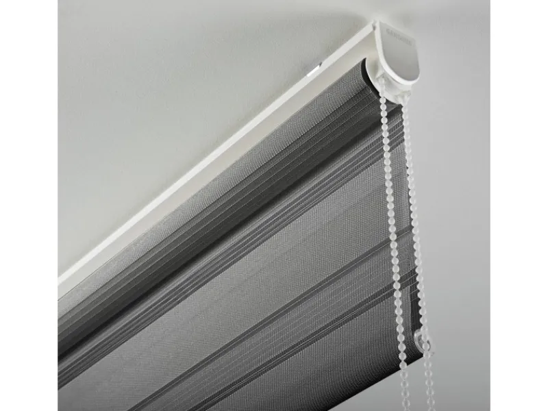 Gardinia Rollos|Raffrollos^Doppelrollo EasyFix mit Montageschiene 45 cm x 150 cm