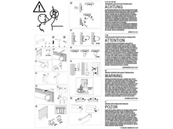 Gardinia Doppelrollo EasyFix mit Montageschiene 90 cm x 220 cm