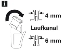 Gardinia Vorhänge|Gardinen^Duo X-Gleiter Weiß 25er-Pack