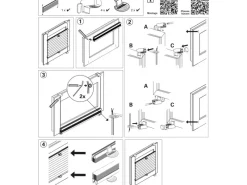 Gardinia Plissees^EasyFix Thermo-Plissee mit 2 Bedienschienen 50 cm x 130 cm