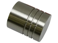 Gardinia Gardinenstangen|Seilspanngarnituren^Endstück Chicago Zylinder für Ø 20 mm optik 2-er Pack