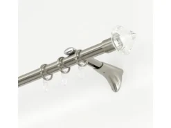 Gardinia Gardinenstangen^Gardinenringe Chicago für Ø 20 mm 10-er Pack