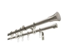 Gardinia Gardinenstangen-Set Konus mit Innenlauf II Ø 16/19 mm 120 cm - 210 cm