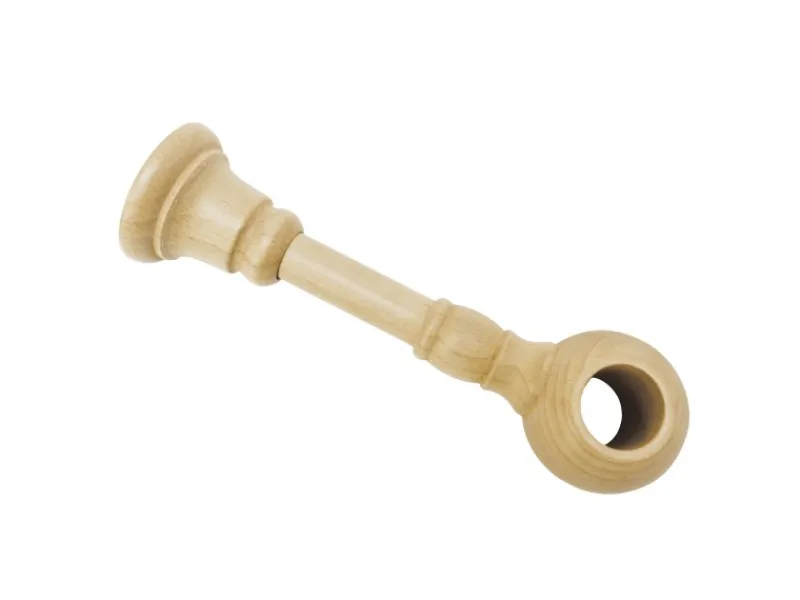 Gardinia Seilspanngarnituren|Gardinen^Holz-Träger Country geschlossen 17 cm