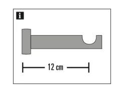 Gardinia Holz-Träger Country offen 12 cm