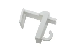 Gardinia Vorhänge|Gardinen^Klemmträger mit Haken Weiß