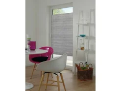 Gardinia Plissees^Plissee Concept zum Klemmen 100 % Recycling Stoff 90 cm x 130 cm Grau