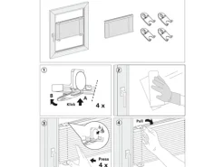 Gardinia Plissee Solo 70 cm x 130 cm