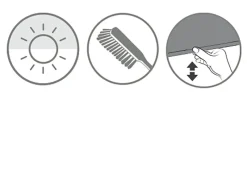 Gardinia Raffrollos^Rollo Comfort Move 75 cm x 150 cm