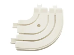 Gardinia Vorhänge|Gardinen^Rundbogen 3-läufig GE3 für Verlängerung Weiß 13,5 cm x 13,5 cm