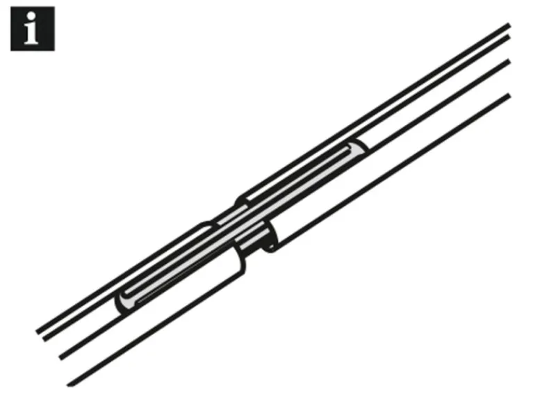 Gardinia Vorhänge|Gardinenschienen^Schienenverbinder für Vorhangschiene 13mm Transparent