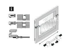Gardinia Vitragestangen^Spannvitrage Ø 7/9 mm 40 cm - 60 cm