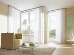 Gardinia Gardinenschienen^Vorhangschiene 2-läufig GE2 Weiß 250 cm