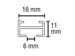 Gardinia Gardinenschienen^Vorhangschienen-Set Lucy 1-läufig 230 cm