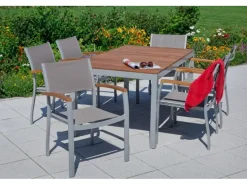 Merxx Gartenmöbelgruppe Naxos 7-teilig