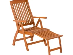 Merxx Sessel^Gartensessel Maracaibo Braun mit Fußteil