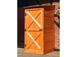 Promadino Regale Massivholz|Holzregale^Geräteschrank Pforzheim 78 cm x 78 cm x 163 cm