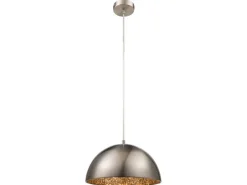 Globo Mosaik^Pendelleuchte Okko Nickel matt