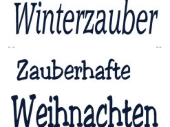 Künstlerzubehör^Glorex Reliefeinlage 1 Stk. Winterzauber / Weihnachten