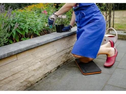 GORANDO Premium Kniekissen für Garten Haus Werkstatt Sitzkissen Kniematte 44x22cm Orange