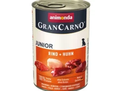 Gran Carno Hundebedarf^Hunde-Nassfutter Original Junior Rind und Huhn 400 g