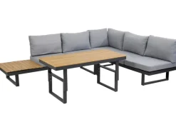 Greemotion Lounge-Gruppe San José 3-teilig Braun