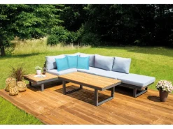 Greemotion Lounge-Gruppe San José 3-teilig Braun