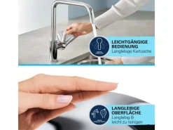 Grohe Vasen^QuickFix Einhebel-Spültischarmatur Start Loop Chrom