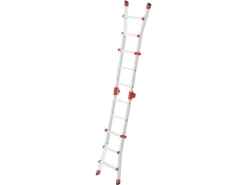 Hailo Alu-Multifunktionsleiter M80 Aluminium 135 cm x 49 cm x 88 cm