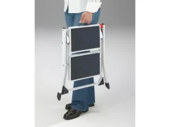 Hailo Leitern^Klapptritt Mini Weiß-Anthrazit