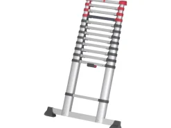 Hailo Leitern^Sicherheits-Teleskopleiter FlexLine 380 Aluminium 13-stufig bis 150 kg
