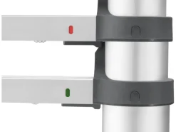 Hailo Leitern^Sicherheits-Teleskopleiter FlexLine 320 Aluminium 11-stufig bis 150 kg