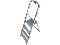 Leitern^Haushaltsleiter 4-stufig Aluminium