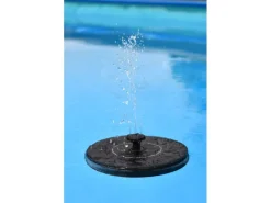 Heissner Vogeltränken^Solar-Teichpumpen-Set Schwimmende Solar-Insel