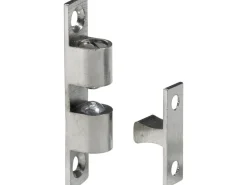 Hettich Vitrinen^Kugelschnäpper 49 mm x 9 mm x 10 mm Messing Vernickelt 1 Stück