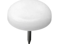 Hettich Stifte^Kunststoffgleiter mit Stift Ø 22 mm x 20 mm Weiß 8 Stück