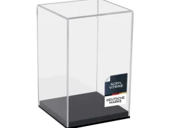 HMF 46811 Acryl Vitrine Schaukasten für Modellautos Figuren 14 x 14 x 22 cm Transparent