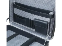 Aufbewahrung^HMF 14651-02 Alu Aktenkoffer Herren Zahlenschloss 45 x 33 x 11 cm Schwarz