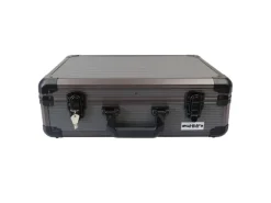 HMF 14502-02 Alu Transportkoffer Kamerakoffer Aufbewahrungskoffer Individuelle Facheinteilung 46 x 15 x 33 cm