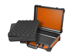 HMF 15502-18 Transportkoffer Rasterschaumstoff Universalkoffer 39 x 29 x 12 cm